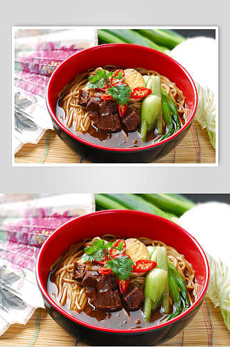 中式面食台湾牛腩面图片