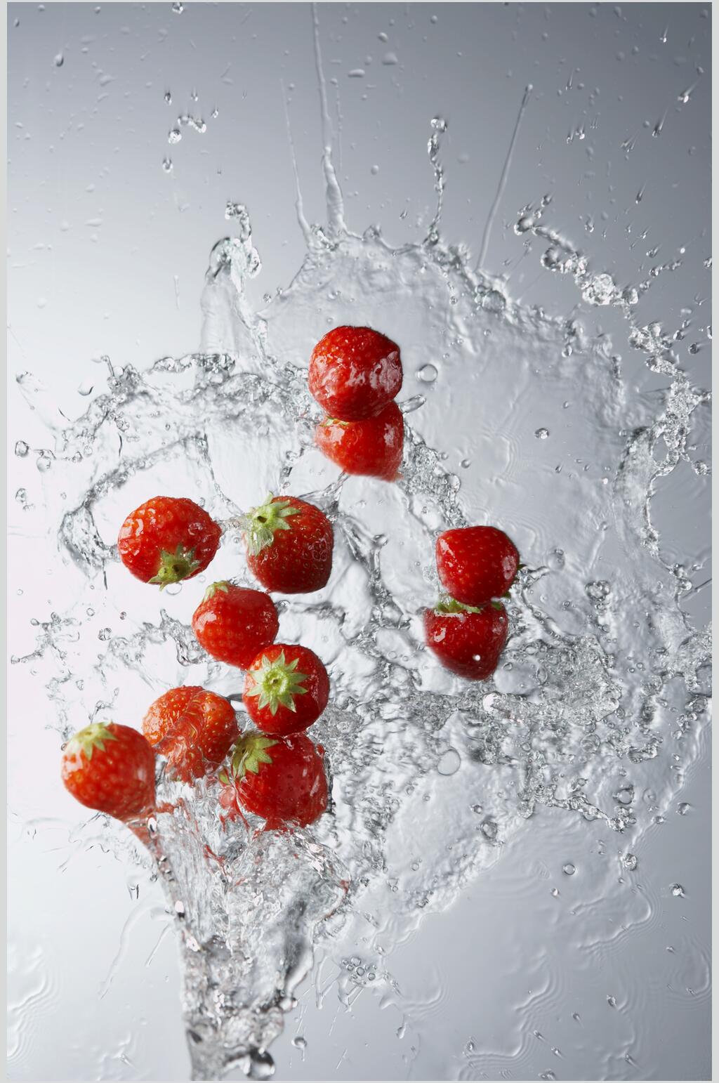 营养草莓蔬菜水果食物高清图片素材
