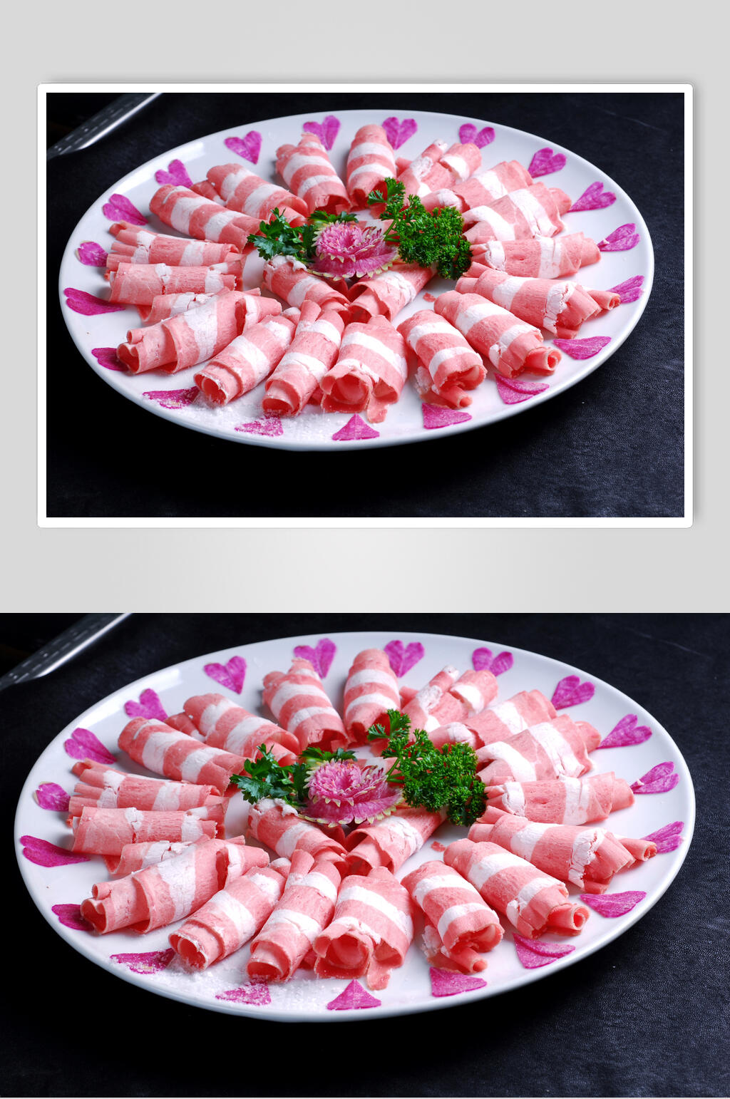 精品荤菜美国肥牛元摄影图素材