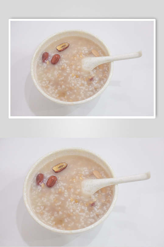 红枣粥店食物摄影图