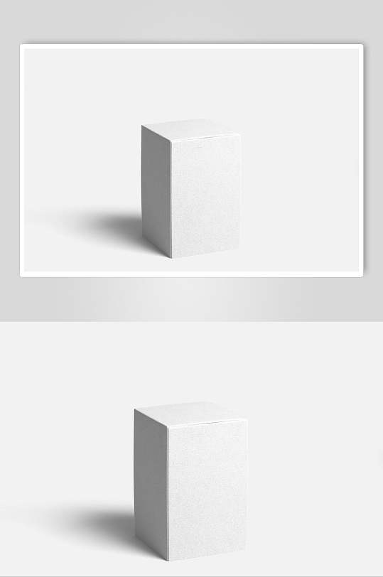 立体包装盒纸盒白底样机