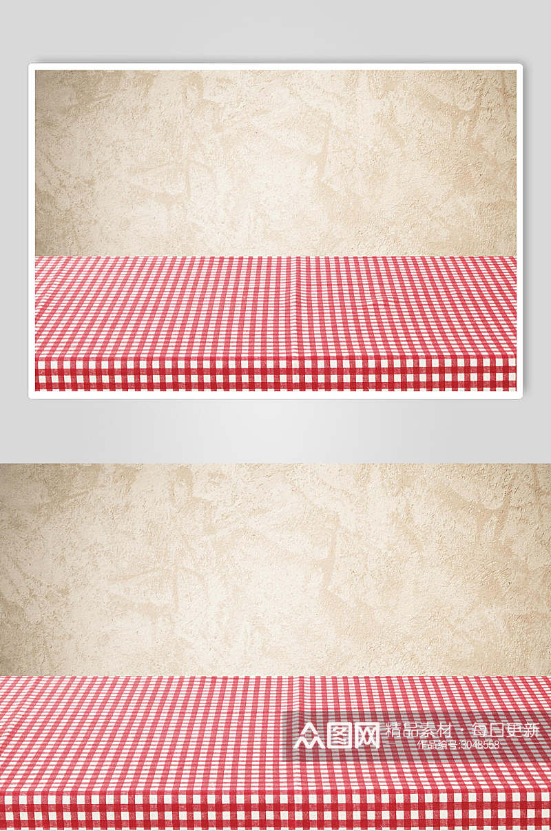 红色桌布餐饮厨房美食图片素材