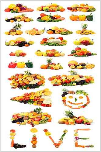 创意美味蔬菜水果图片
