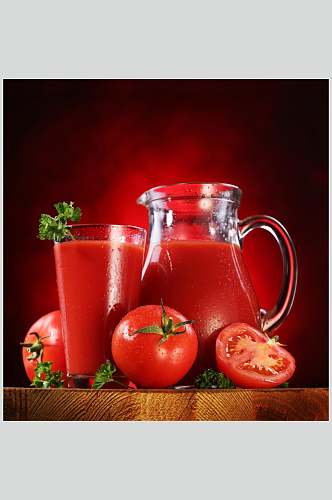 西红柿果汁食品蔬菜水果图片