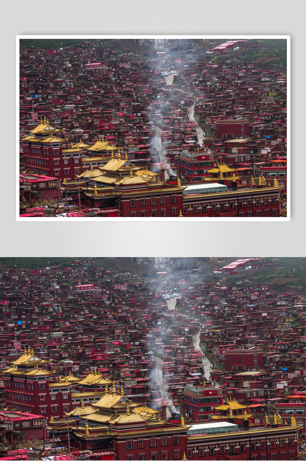 时尚色达风景高清摄影图素材