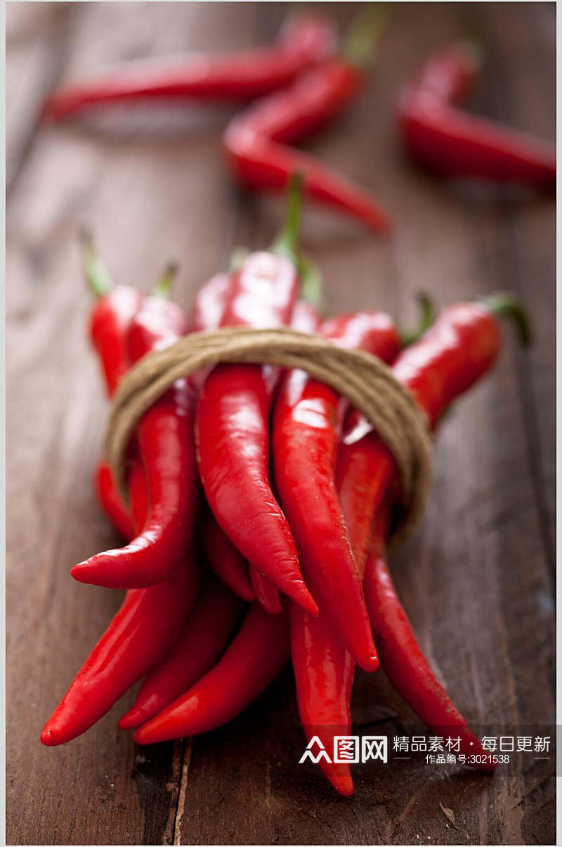 红辣椒蔬菜水果食品摄影图片素材