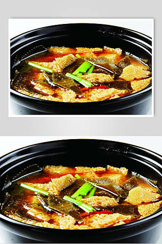 新鲜砂锅面条面食美食图片