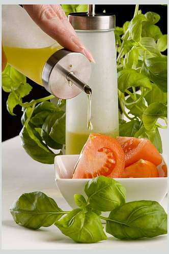 西红柿沙拉蔬菜水果食物图片