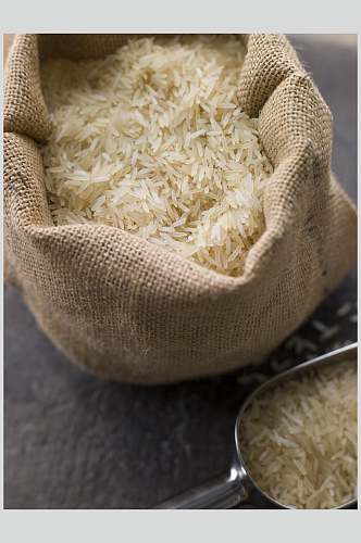 大米豆类粮食摄影图