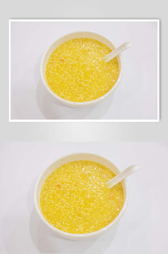 小米粥店食物摄影图