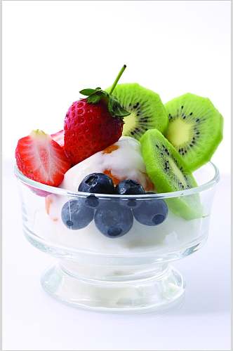 水果冰饮健康食材摄影图