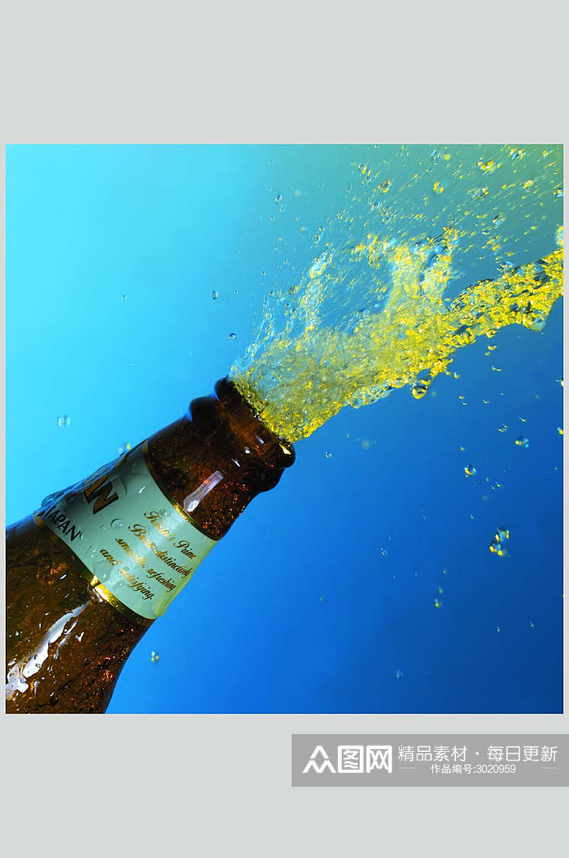 啤酒饮品果汁饮料摄影图素材
