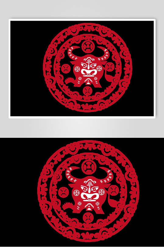 极简剪纸风海报设计图片-极简剪纸风海报设计素材下载-众图网