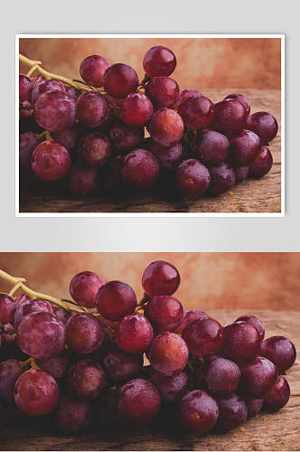 高清红润新鲜水果葡萄食品图片