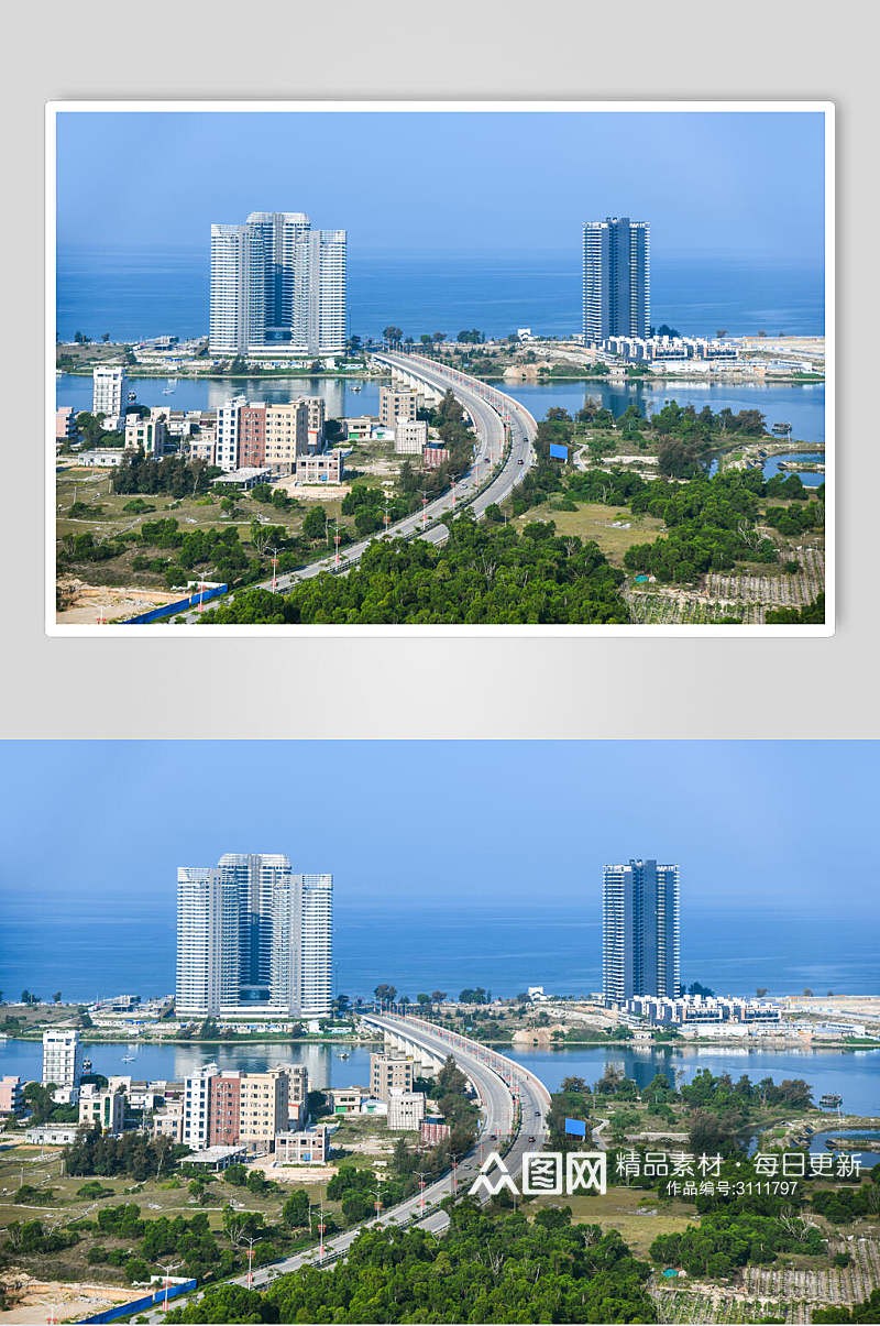 惠州双月湾海景房图片素材