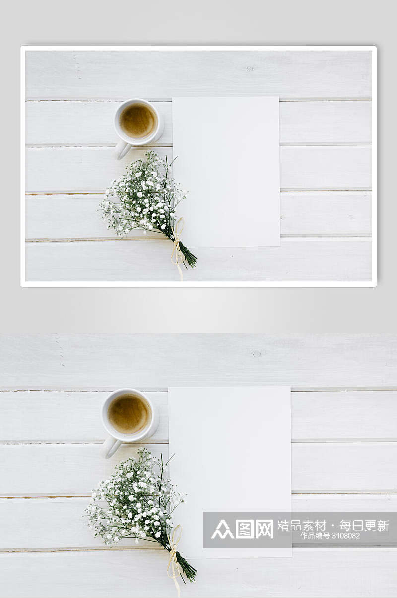 咖啡下午茶花语花朵高清图片素材