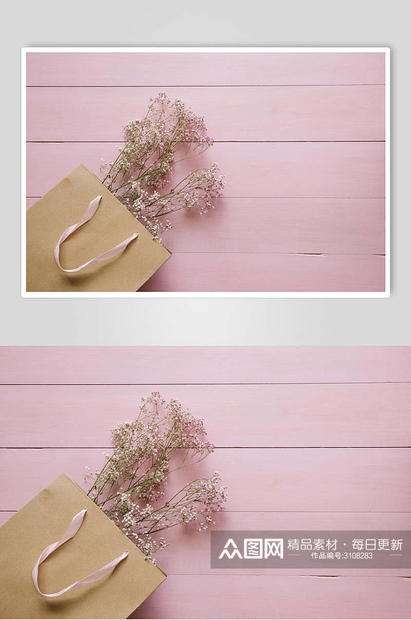 唯美粉色鲜花花语花朵高清图片素材