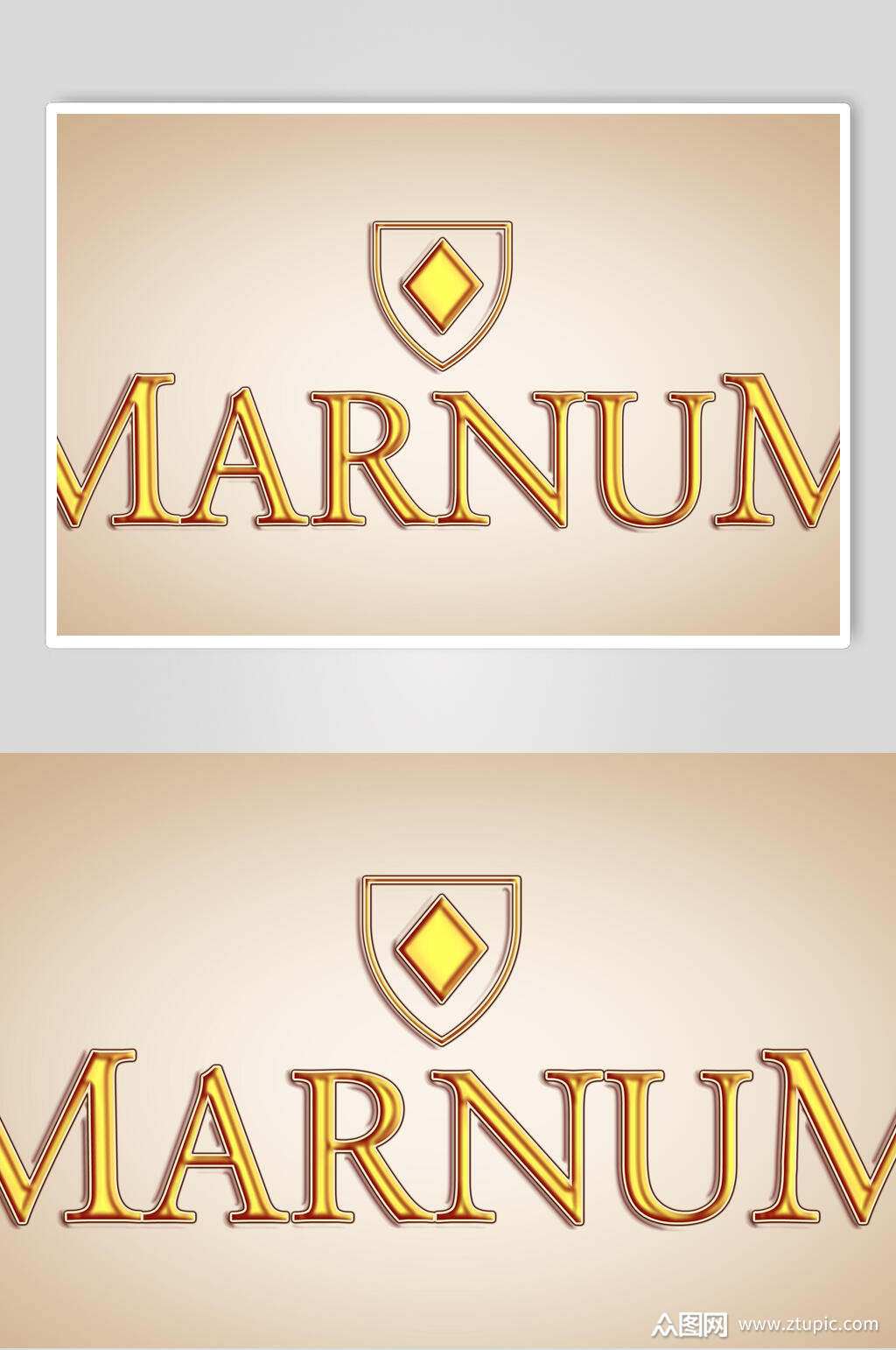 创意英文黄金特效字素材素材