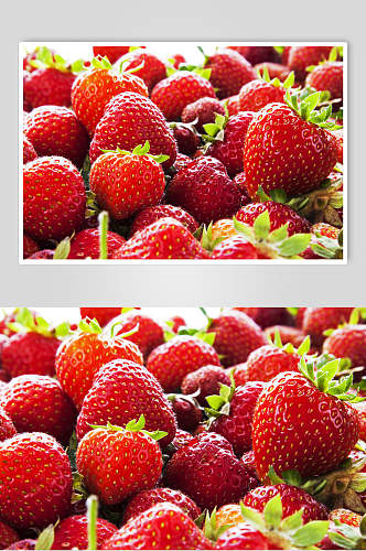 红润高清水果草莓图片