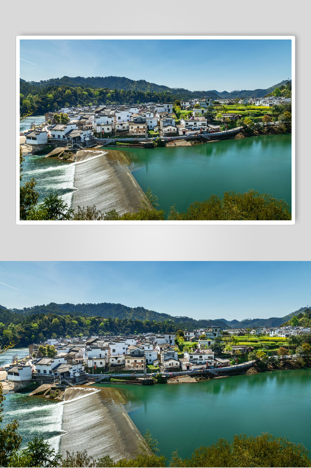 江南水乡古镇婺源风景图片素材