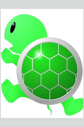 绿色乌龟矢量素材