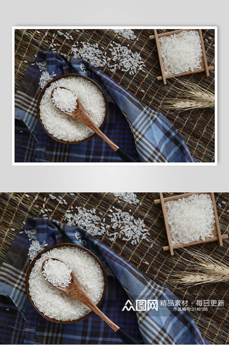 大米米饭主题图片素材