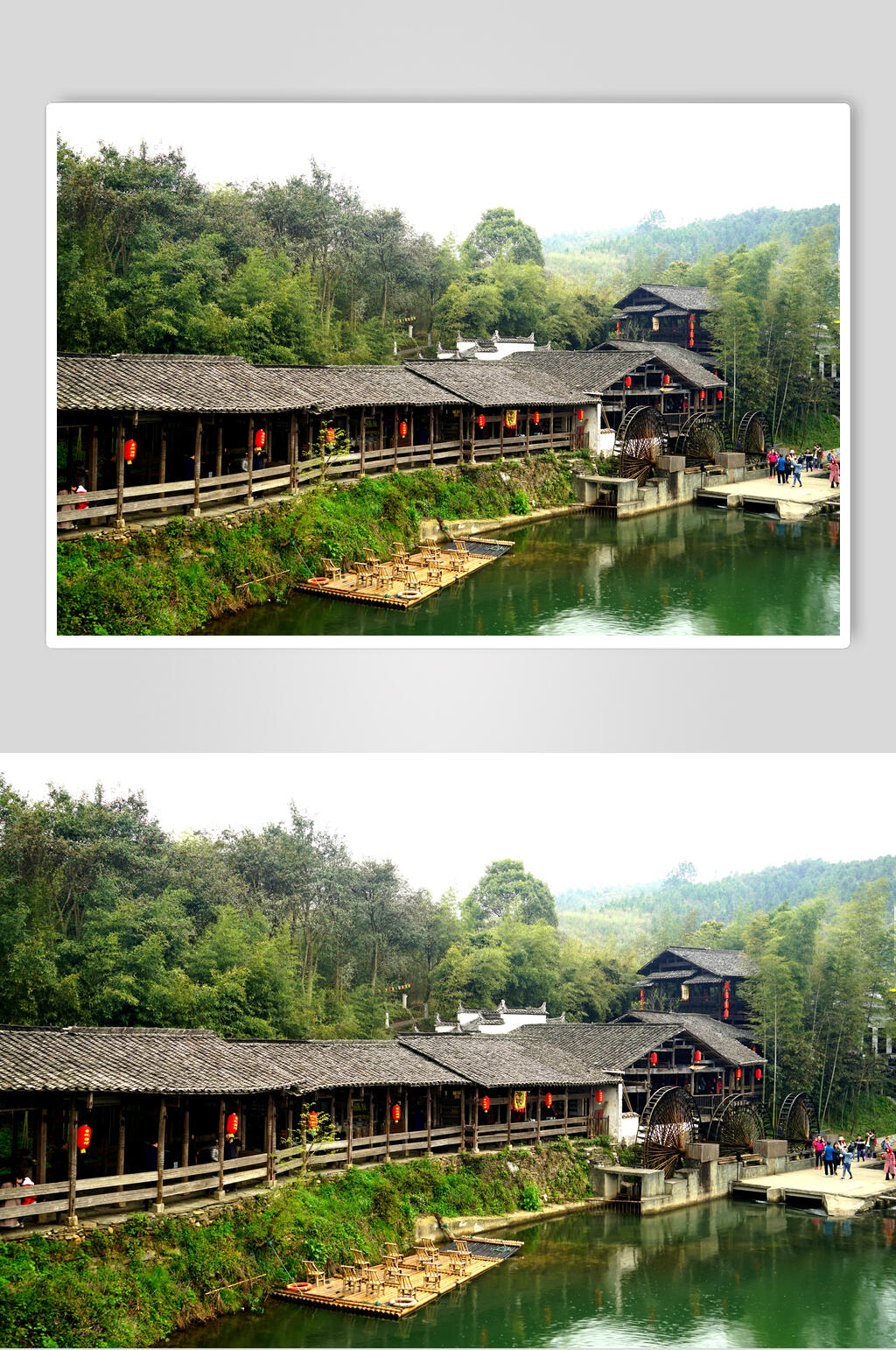 水乡古镇婺源风景图片素材