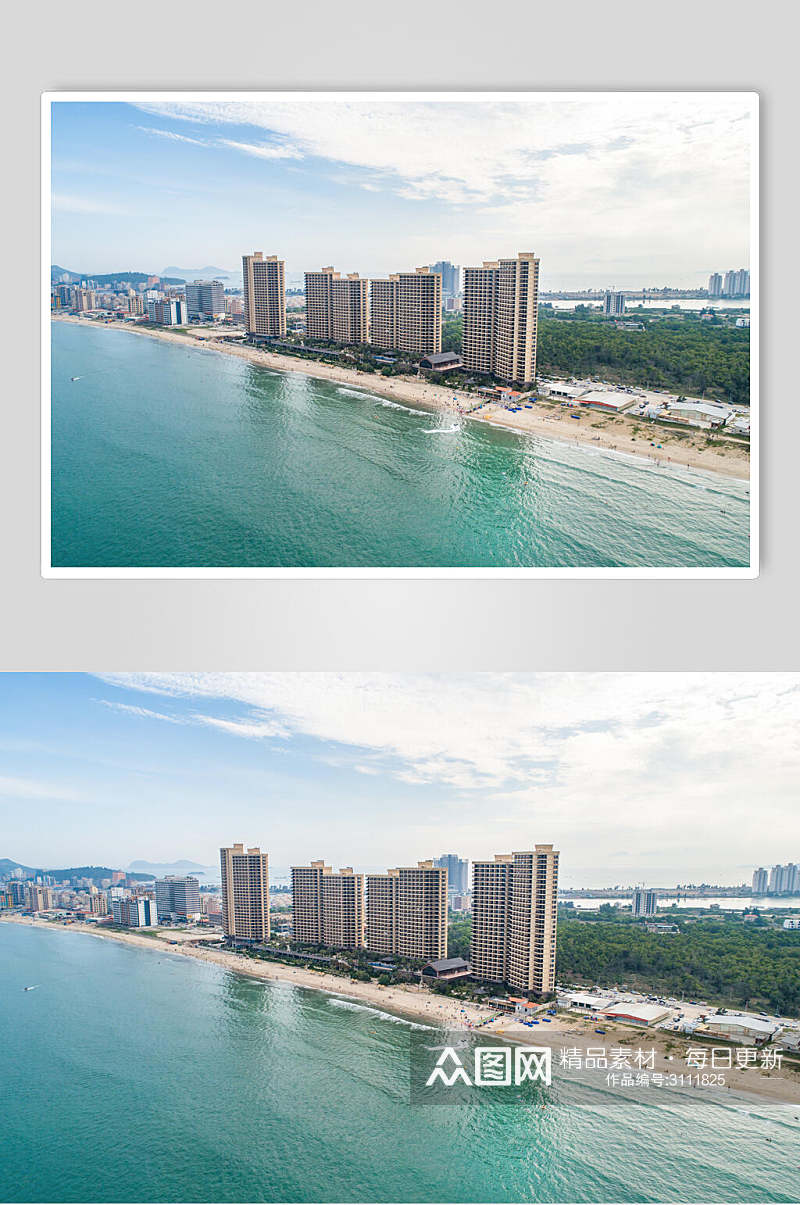 惠州双月湾海景图片素材