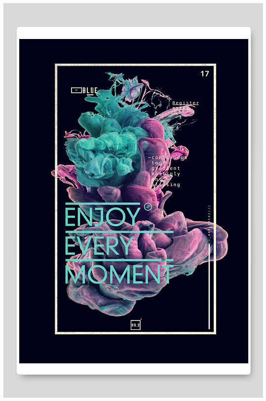 艺术水墨国外电影封面海报