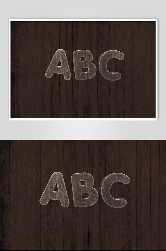 abc立体艺术特效字素材