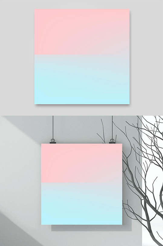 粉蓝色柔和浅色矢量背景素材