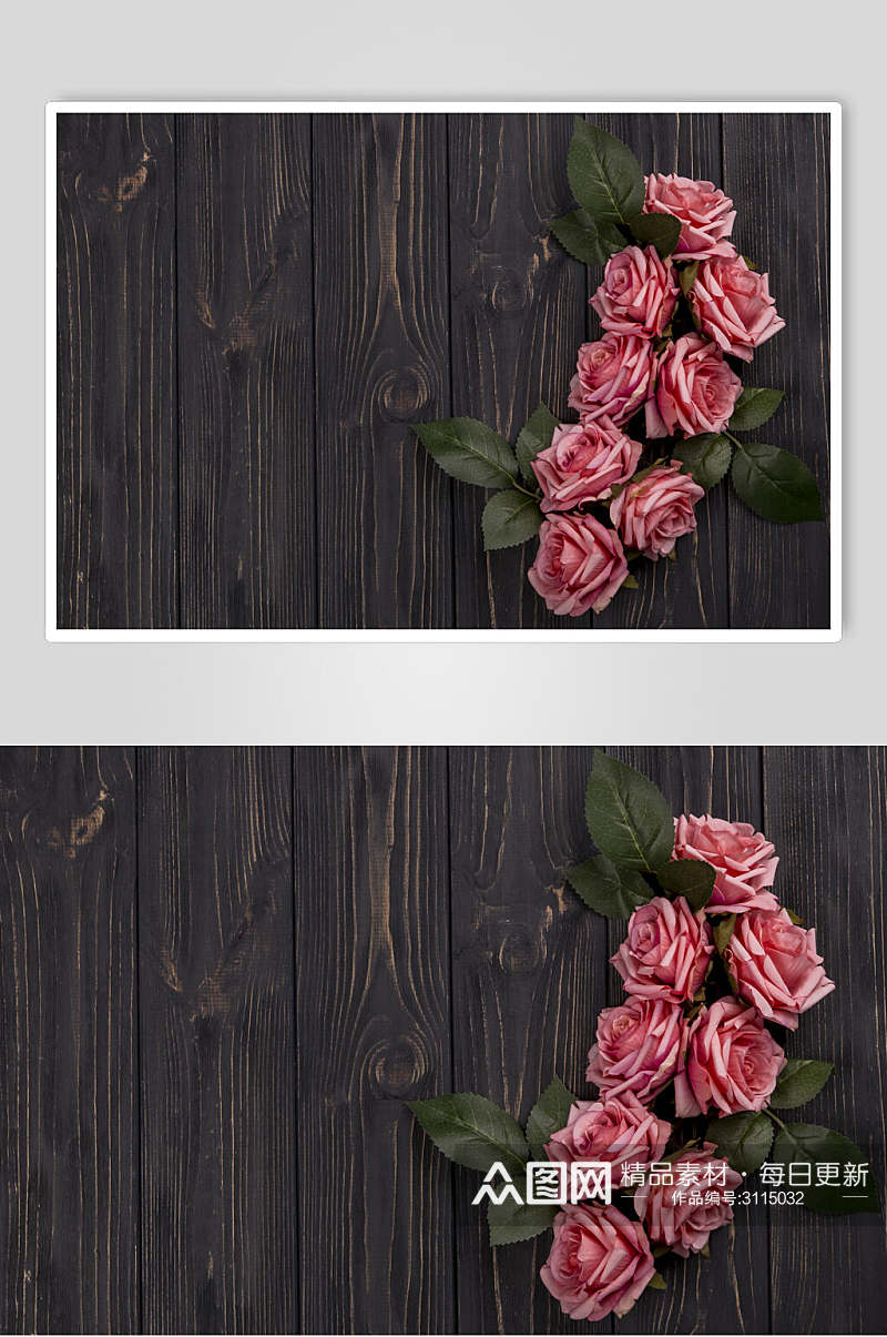 木纹鲜花花语花朵高清图片素材