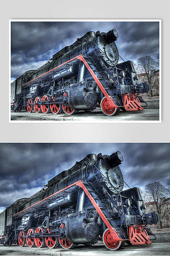 创意老蒸汽火车图片