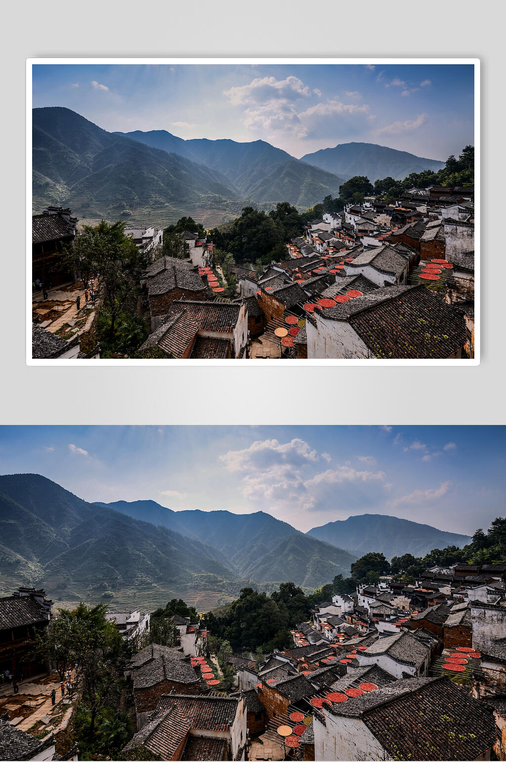 古镇婺源风景元素图片素材