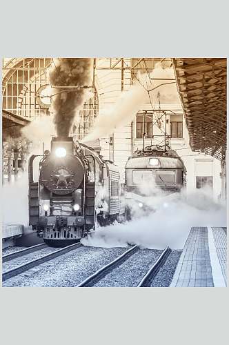 老蒸汽火车摄影图片