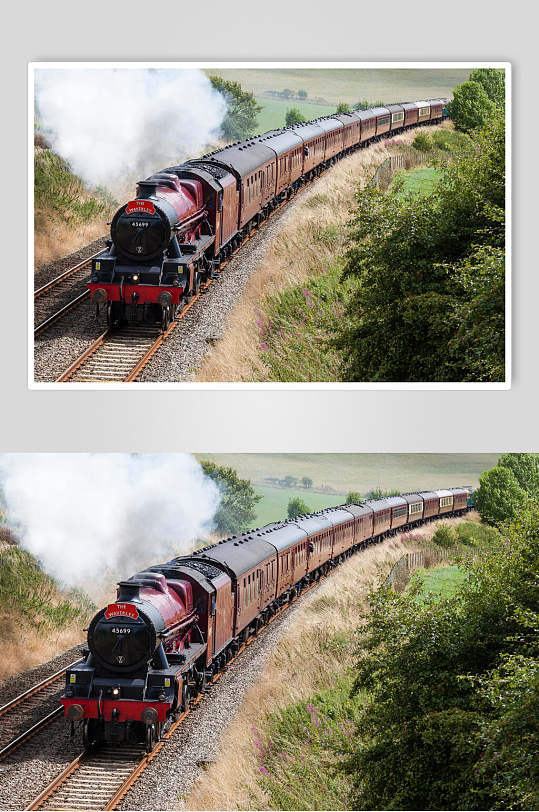 老蒸汽火车背景图片