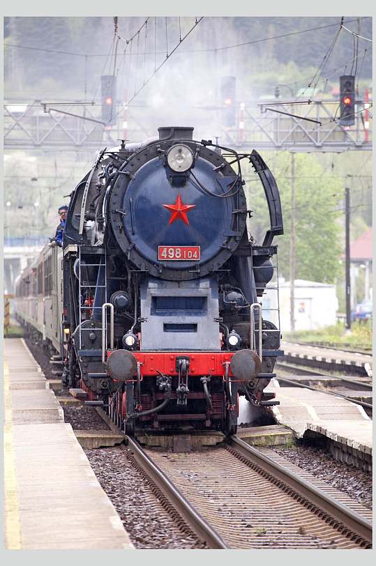 老蒸汽火车元素图片