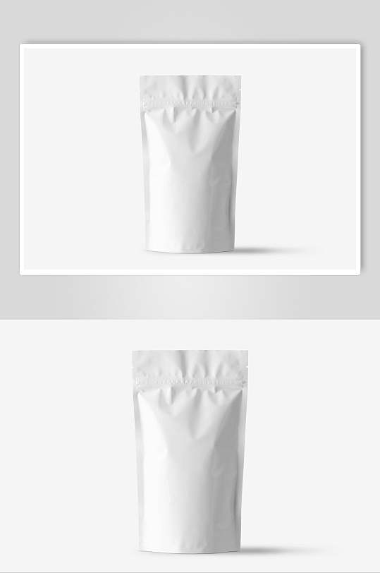 极简食物塑料袋包装袋样机