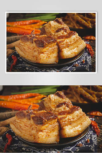 红烧肉卤味美食摄影图片