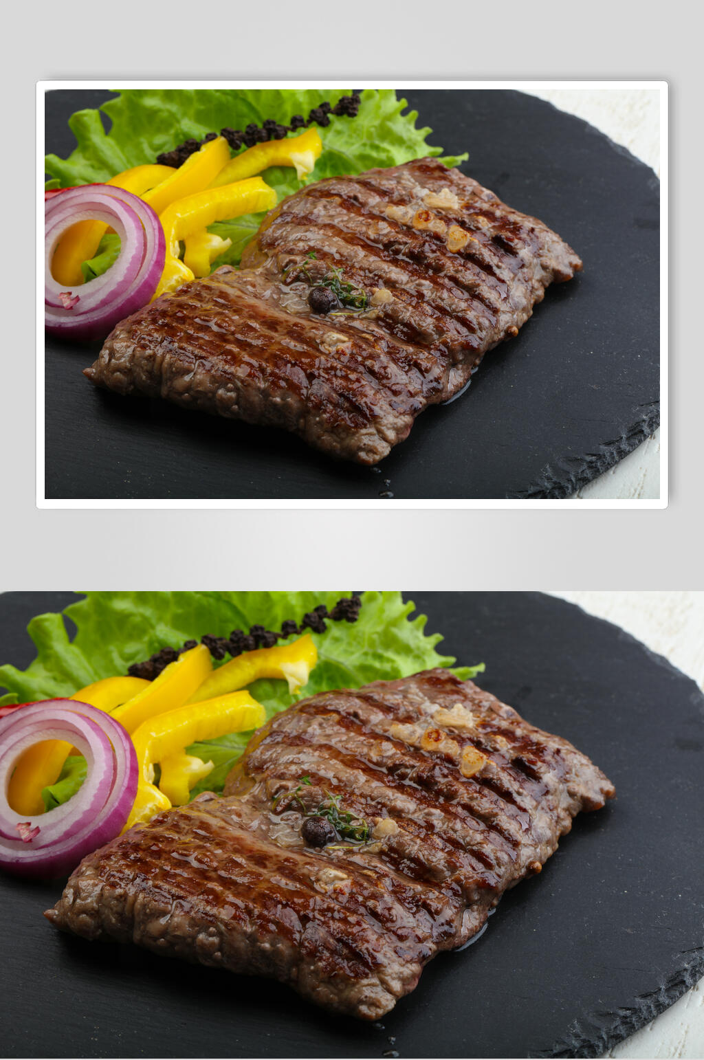 清新创意牛排餐饮食物图片素材