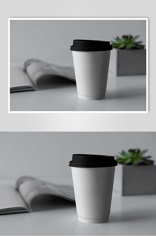 打包外带纸杯咖啡杯样机