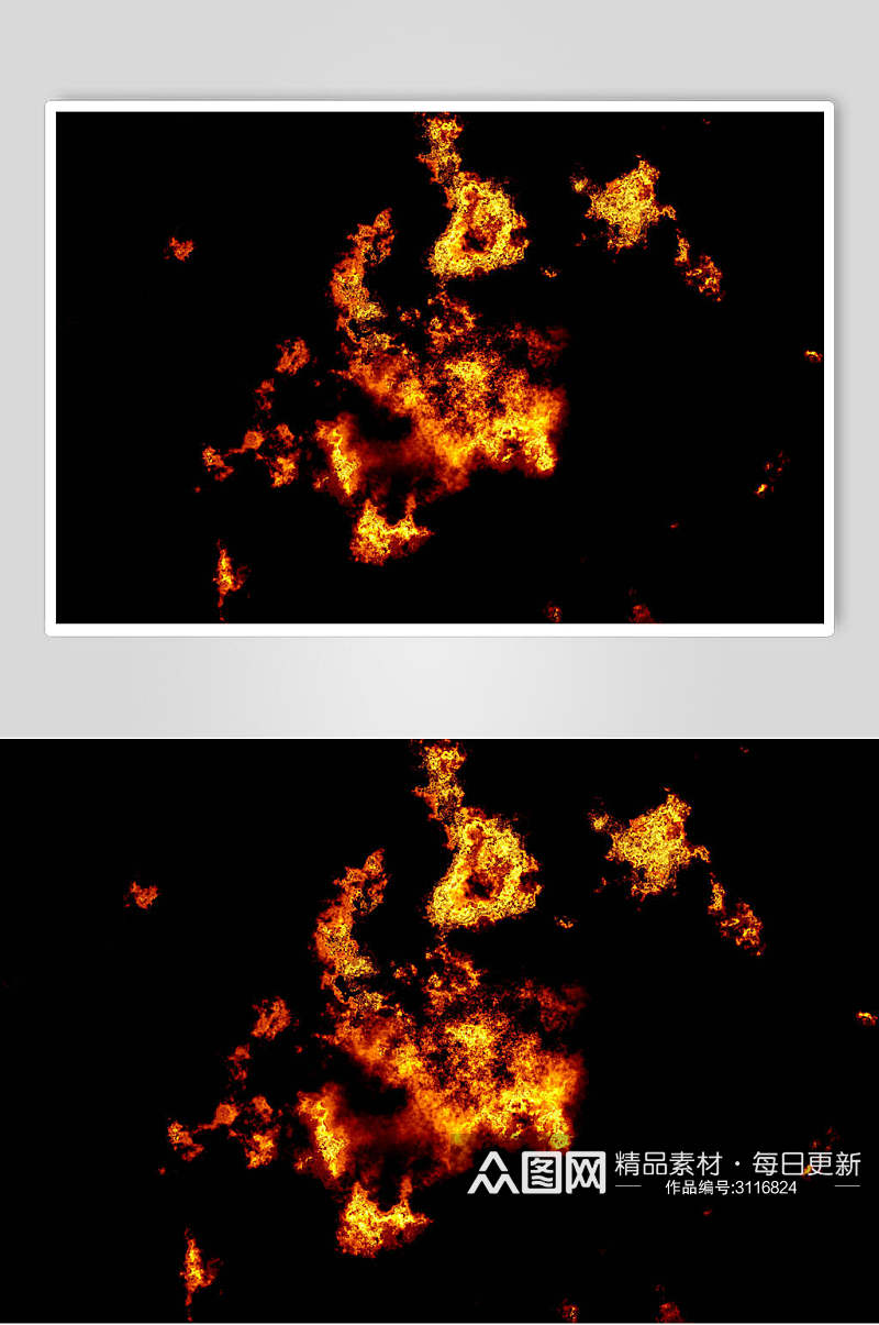 高端大气燃烧火焰火苗摄影图片素材
