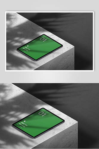 绿色手机样机