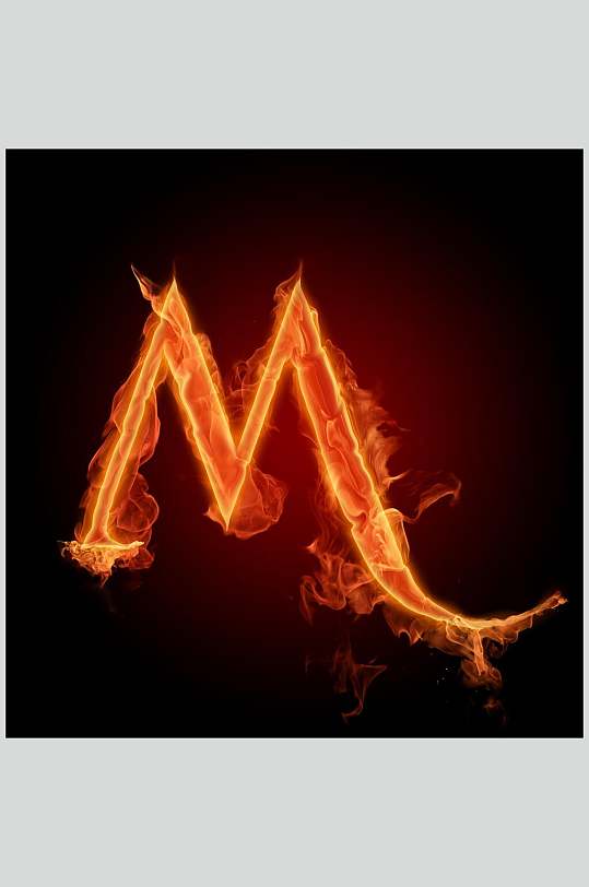炫酷火焰数字高清图片