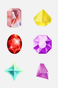 首饰钻石宝石免抠设计素材