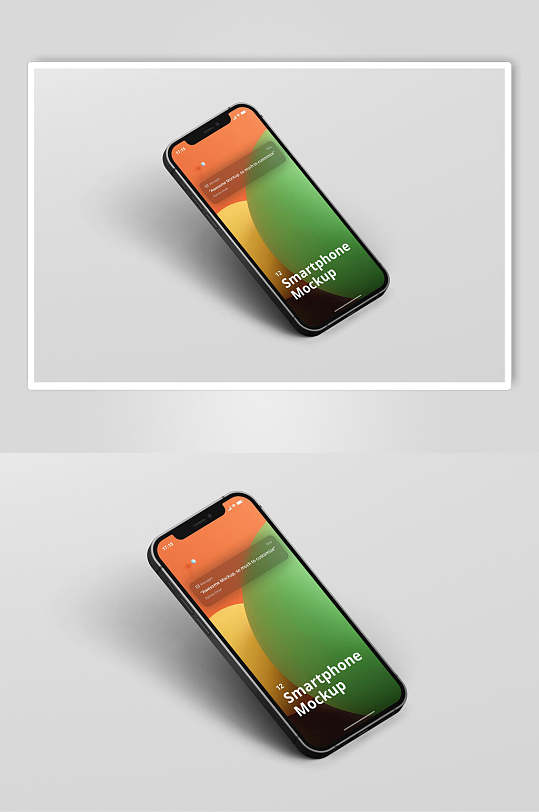苹果手机屏幕贴图样机