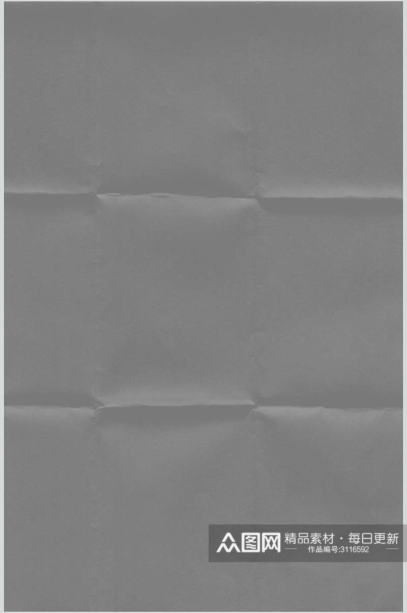 简洁灰色褶皱纸张高清图片素材