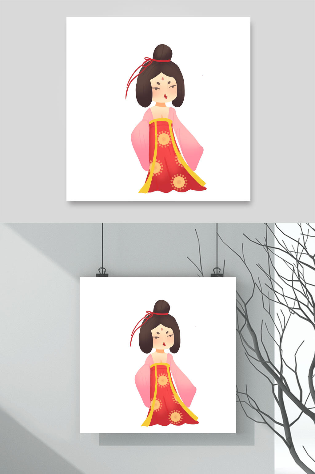 精致大气时尚唐朝女性人物素材素材