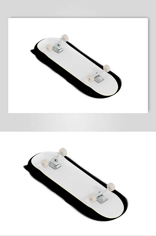 弧形定制滑板样机