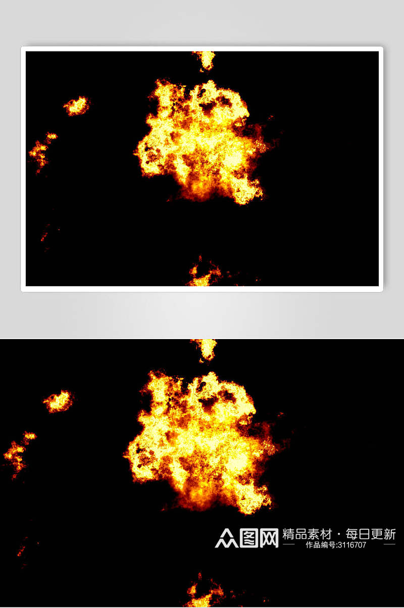 精致燃烧火焰火苗摄影图片素材